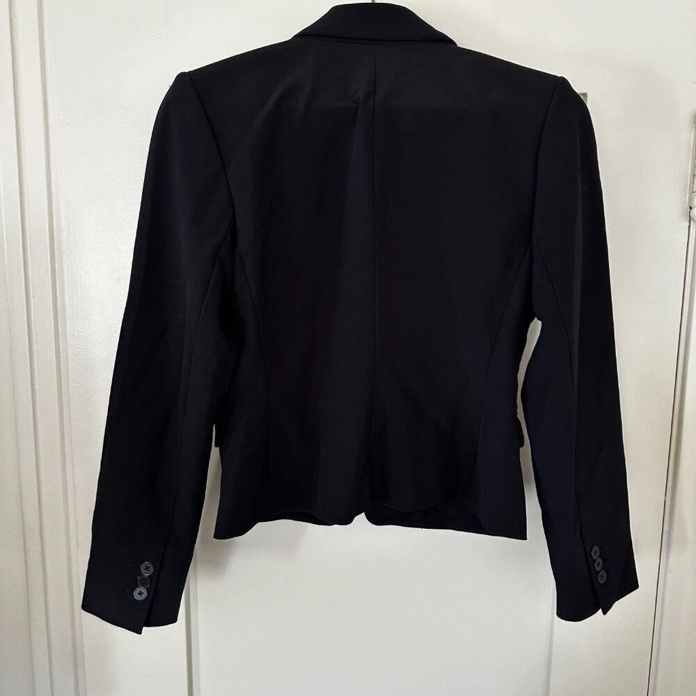 Express Cropped Black Blazer - image 2